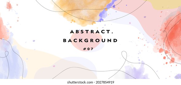 Abstract Ink Drop Background Pattern Set with Dummy Text for Web Design, Landing Page, Wedding template, and Print Material.