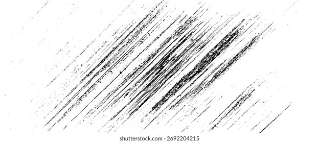 Abstract Ink Lines Texture Minimal Black Brush Stroke Background