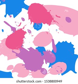 Abstract Ink or Paint Splatter Fun Background