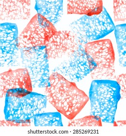 Abstract ink seamless pattern. Porous texture. Good for fabric and wrapping. Cheerful fashion design. 