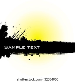 Abstract ink splash background