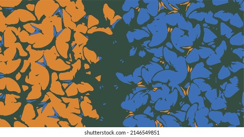 Abstract ink splash Background in different colors Vector