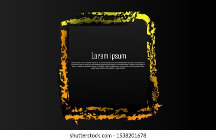 Abstract ink splash banner background 