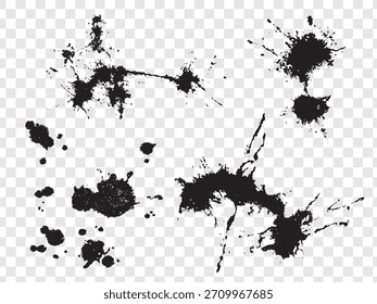 Conjunto de fundo de borrifador de tinta abstrata