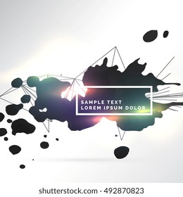 abstract ink splatter background