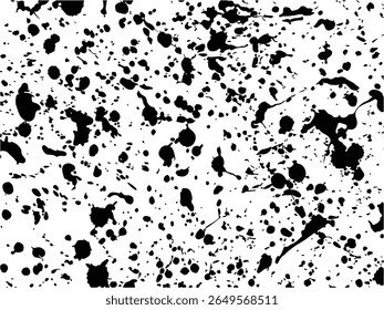 Abstract Ink Splatter Texture Vector