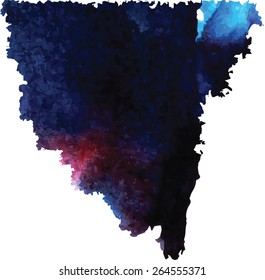 Abstract ink stains. Art vector background. Elements for creative design.