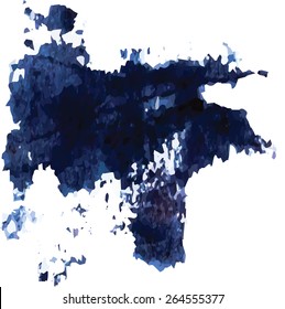 Abstract ink stains. Art vector background. Elements for creative design.