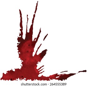 Abstract ink stains. Art vector background. Elements for creative design.