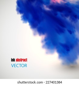 fondo de rotación de tinta abstracta, fácil de editar