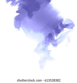 Abstract inkblot background. Color grunge paint design. Vector illustration.