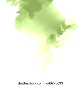 Abstract inkblot background. Color grunge paint design. Vector illustration