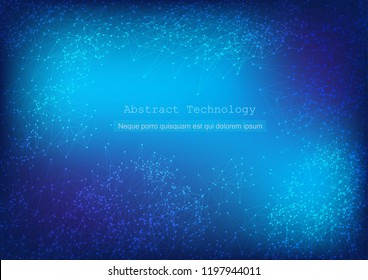 Abstract innovation technology and digital data science that can use for present business presentation.