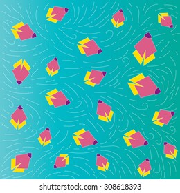 Abstract Insect backgrounds,.Vector illustration