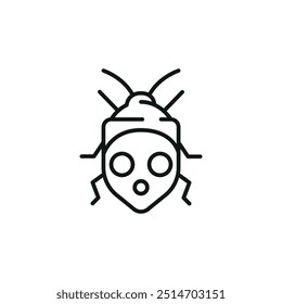 Abstract insect icon. Simple abstract insect icon for social media, app, and web design. Vector illustration