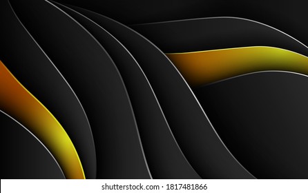 Resumen inspirar un fondo ondulado. Ilustración vectorial.