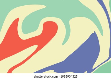 Abstract inspired by color combinations.
