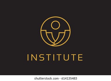 Abstract Institute Logo Template 