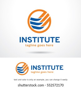 Abstract Institute Logo Template Design Vector/ icon design