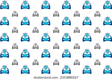 Abstract Insurance Car Pattern Background, can be used for business designs, presentation designs or any suitable designs.