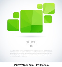abstract interface mark pattern concept for internet applications vector symbol straight water world development abstraction technology glass wash huge cloud fashionable sign partnership ripple green