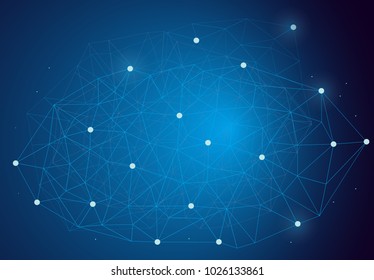 abstract internet connection network technology graphic design. concept background