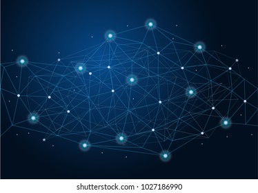 abstract internet connection network technology graphic design. concept background