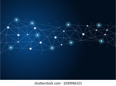 abstract internet connection network technology graphic design. concept background