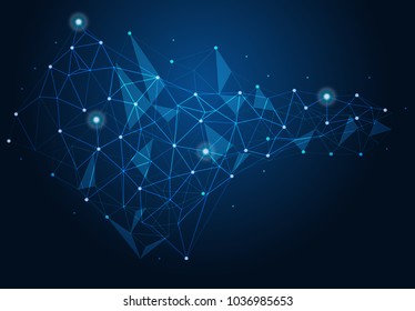 abstract internet connection network technology graphic design. concept background