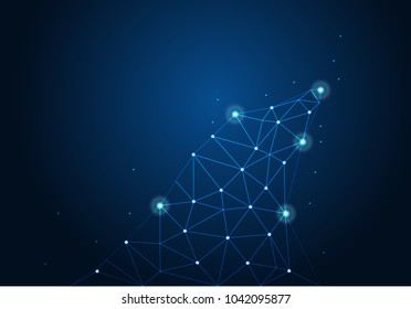 abstract internet connection network technology graphic design. concept background