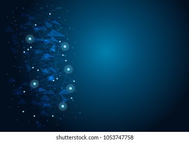 abstract internet connection network technology graphic design. concept background