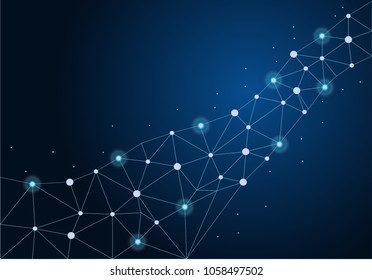 abstract internet connection network technology graphic design. concept background