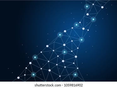 abstract internet connection network technology graphic design. concept background