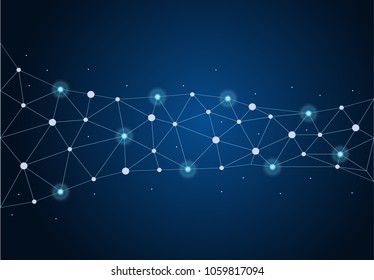 abstract internet connection network technology graphic design. concept background
