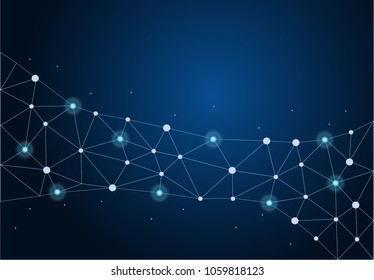abstract internet connection network technology graphic design. concept background