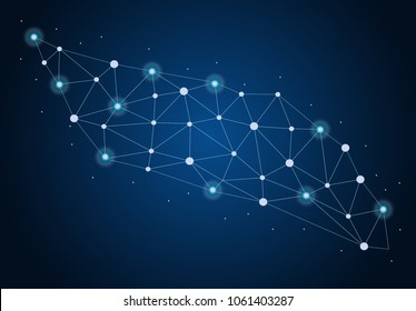 abstract internet connection network technology graphic design. concept background