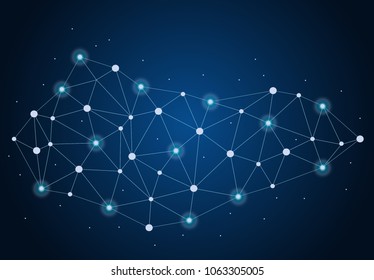 abstract internet connection network technology graphic design. concept background