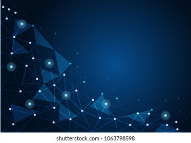 abstract internet connection network technology graphic design. concept background