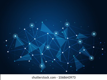 abstract internet connection network technology graphic design. concept background