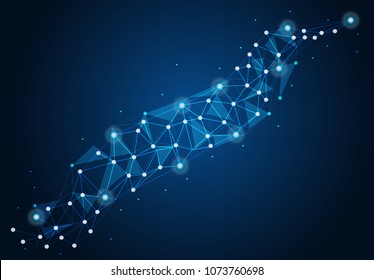 abstract internet connection network technology graphic design. concept background