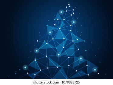 abstract internet connection network technology graphic design. concept background