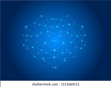 abstract internet connection network technology background.graphic design vector