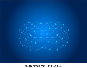 abstract internet connection network technology background.graphic design vector