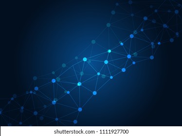 abstract internet connection network technology graphic design. concept background