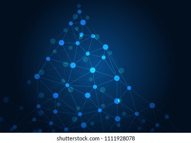abstract internet connection network technology graphic design. concept background