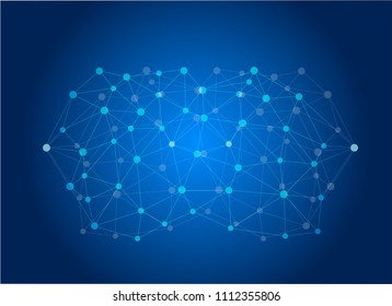 abstract internet connection network technology background.graphic design vector