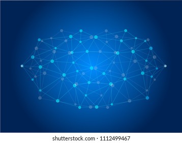 abstract internet connection network technology background.graphic design vector
