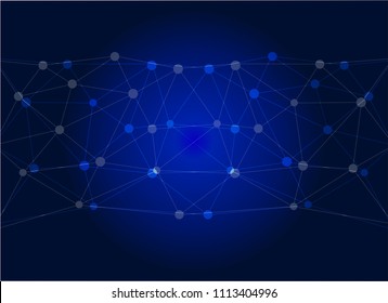 abstract internet connection network technology background.graphic design vector