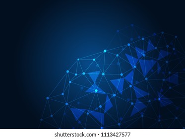 abstract internet connection network technology graphic design. concept background