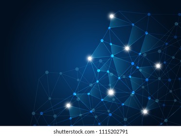 abstract internet connection network technology graphic design. concept background